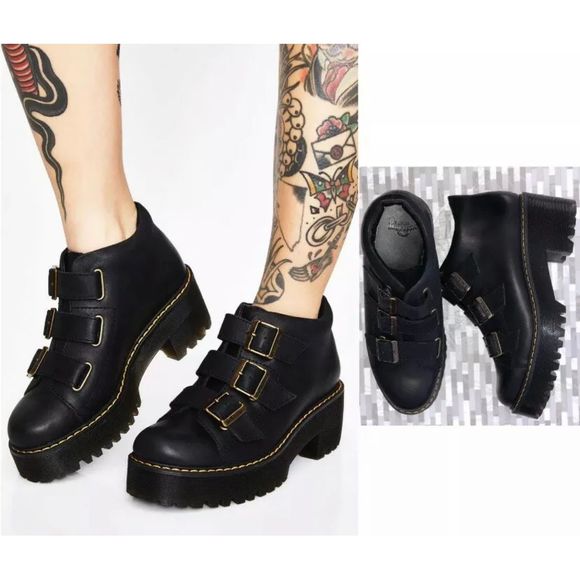 Tacchi Dr. Martens | COPPOLA Black Burnished Wyoming Donna - Elteknica